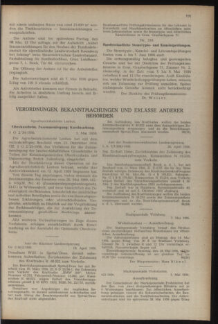 Verordnungsblatt der steiermärkischen Landesregierung 19560511 Seite: 5