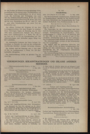 Verordnungsblatt der steiermärkischen Landesregierung 19560518 Seite: 3