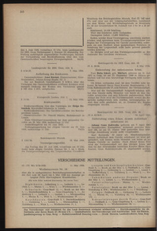 Verordnungsblatt der steiermärkischen Landesregierung 19560525 Seite: 8