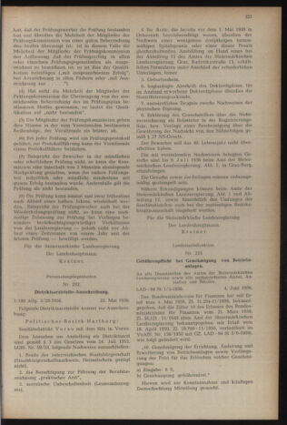 Verordnungsblatt der steiermärkischen Landesregierung 19560608 Seite: 3