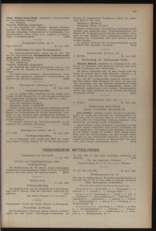 Verordnungsblatt der steiermärkischen Landesregierung 19560713 Seite: 11