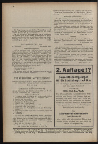 Verordnungsblatt der steiermärkischen Landesregierung 19561116 Seite: 8