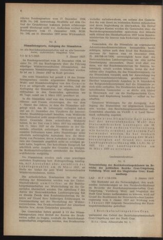 Verordnungsblatt der steiermärkischen Landesregierung 19570111 Seite: 2