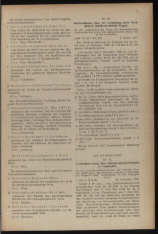 Verordnungsblatt der steiermärkischen Landesregierung 19570111 Seite: 3