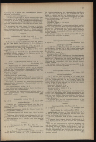 Verordnungsblatt der steiermärkischen Landesregierung 19570118 Seite: 7