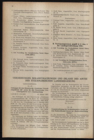 Verordnungsblatt der steiermärkischen Landesregierung 19570201 Seite: 2