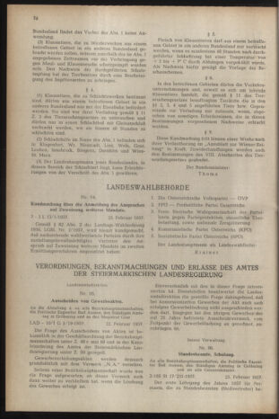 Verordnungsblatt der steiermärkischen Landesregierung 19570301 Seite: 2