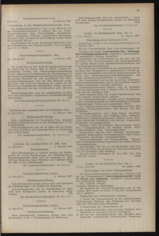 Verordnungsblatt der steiermärkischen Landesregierung 19570301 Seite: 7