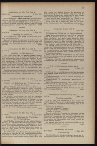 Verordnungsblatt der steiermärkischen Landesregierung 19570517 Seite: 7