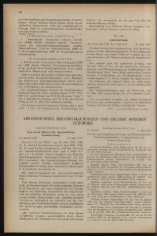 Verordnungsblatt der steiermärkischen Landesregierung 19570524 Seite: 2