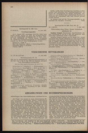 Verordnungsblatt der steiermärkischen Landesregierung 19570628 Seite: 6