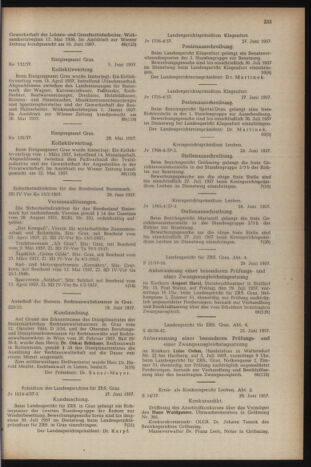 Verordnungsblatt der steiermärkischen Landesregierung 19570705 Seite: 7