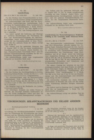 Verordnungsblatt der steiermärkischen Landesregierung 19570719 Seite: 7