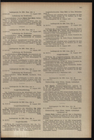 Verordnungsblatt der steiermärkischen Landesregierung 19570830 Seite: 7