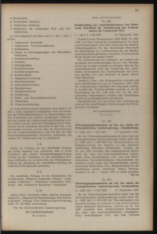 Verordnungsblatt der steiermärkischen Landesregierung 19570927 Seite: 3