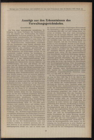 Verordnungsblatt der steiermärkischen Landesregierung 19571227 Seite: 137