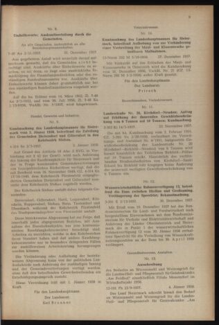 Verordnungsblatt der steiermärkischen Landesregierung 19580110 Seite: 3