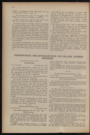 Verordnungsblatt der steiermärkischen Landesregierung 19580110 Seite: 4