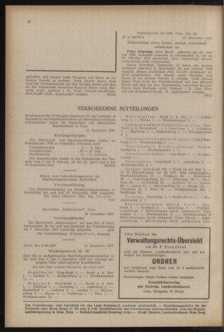 Verordnungsblatt der steiermärkischen Landesregierung 19580110 Seite: 8