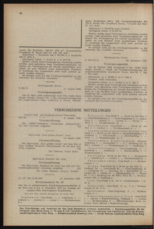 Verordnungsblatt der steiermärkischen Landesregierung 19580117 Seite: 16