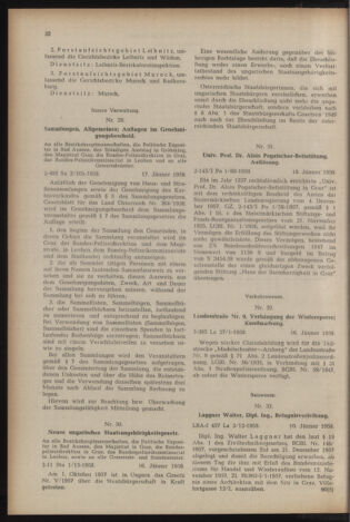 Verordnungsblatt der steiermärkischen Landesregierung 19580124 Seite: 2