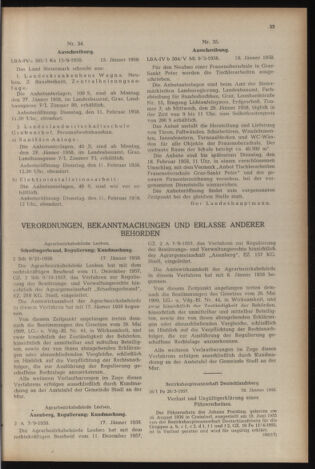 Verordnungsblatt der steiermärkischen Landesregierung 19580124 Seite: 3