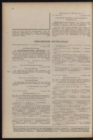 Verordnungsblatt der steiermärkischen Landesregierung 19580207 Seite: 12