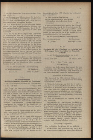 Verordnungsblatt der steiermärkischen Landesregierung 19580214 Seite: 3