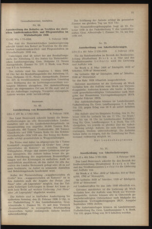 Verordnungsblatt der steiermärkischen Landesregierung 19580214 Seite: 7