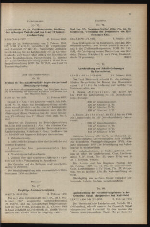 Verordnungsblatt der steiermärkischen Landesregierung 19580221 Seite: 9