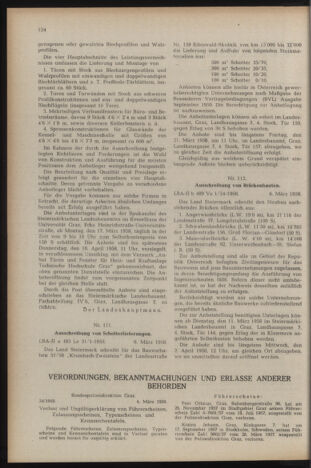 Verordnungsblatt der steiermärkischen Landesregierung 19580314 Seite: 2