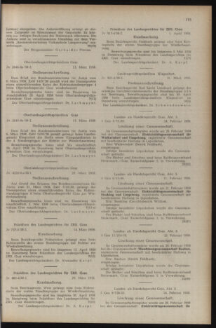 Verordnungsblatt der steiermärkischen Landesregierung 19580411 Seite: 5