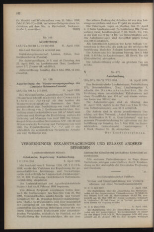 Verordnungsblatt der steiermärkischen Landesregierung 19580418 Seite: 4