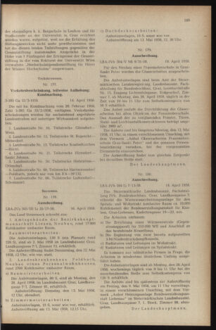 Verordnungsblatt der steiermärkischen Landesregierung 19580425 Seite: 3