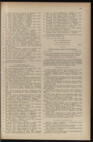 Verordnungsblatt der steiermärkischen Landesregierung 19580502 Seite: 5