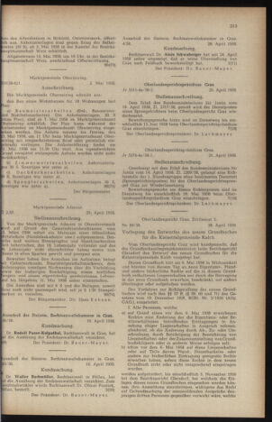 Verordnungsblatt der steiermärkischen Landesregierung 19580509 Seite: 9