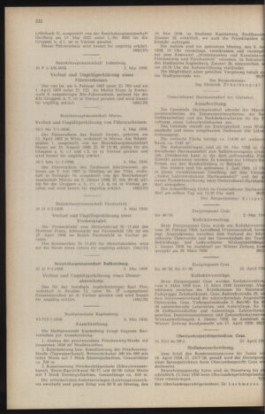 Verordnungsblatt der steiermärkischen Landesregierung 19580516 Seite: 6