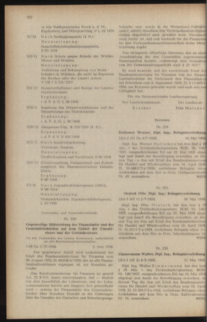 Verordnungsblatt der steiermärkischen Landesregierung 19580613 Seite: 2