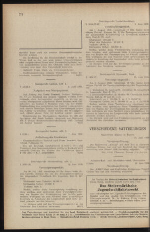 Verordnungsblatt der steiermärkischen Landesregierung 19580627 Seite: 8