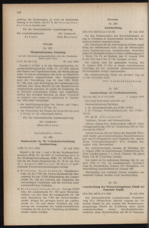 Verordnungsblatt der steiermärkischen Landesregierung 19580808 Seite: 4