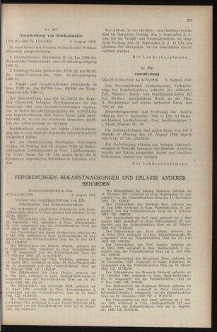 Verordnungsblatt der steiermärkischen Landesregierung 19580815 Seite: 3