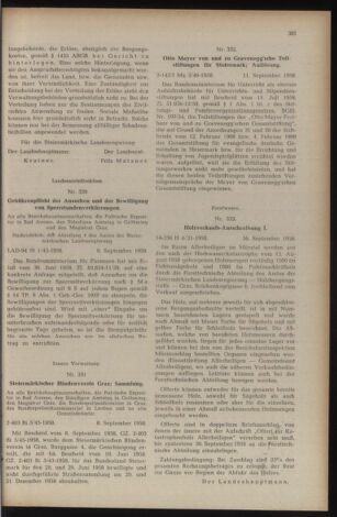 Verordnungsblatt der steiermärkischen Landesregierung 19580919 Seite: 3