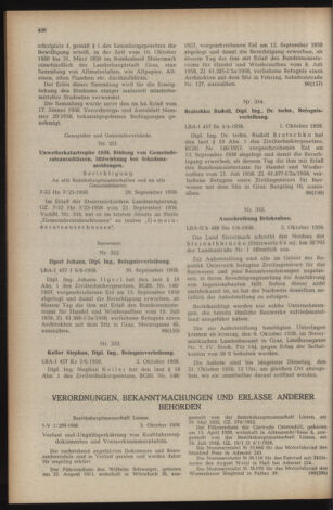 Verordnungsblatt der steiermärkischen Landesregierung 19581010 Seite: 2