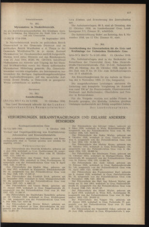 Verordnungsblatt der steiermärkischen Landesregierung 19581017 Seite: 5