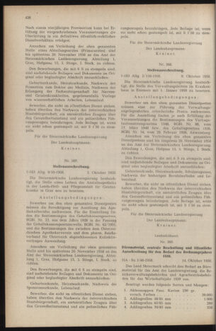 Verordnungsblatt der steiermärkischen Landesregierung 19581024 Seite: 2