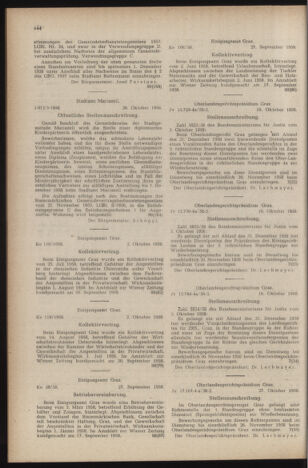 Verordnungsblatt der steiermärkischen Landesregierung 19581031 Seite: 4