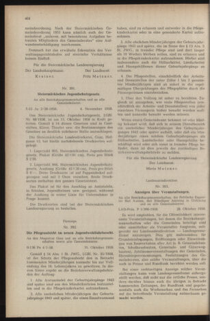 Verordnungsblatt der steiermärkischen Landesregierung 19581114 Seite: 2