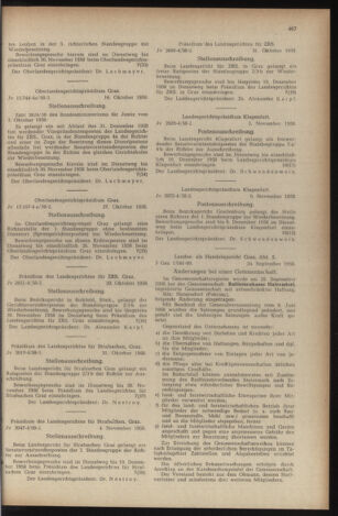 Verordnungsblatt der steiermärkischen Landesregierung 19581114 Seite: 5