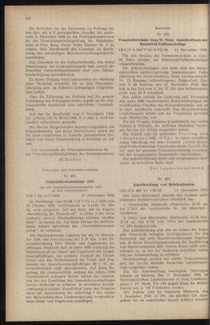 Verordnungsblatt der steiermärkischen Landesregierung 19581121 Seite: 2