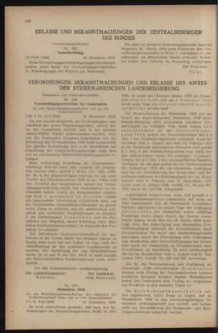 Verordnungsblatt der steiermärkischen Landesregierung 19581224 Seite: 2